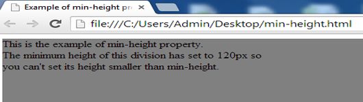 example of min-height