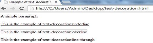 example of text-decoration property