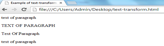 example of text-transform property