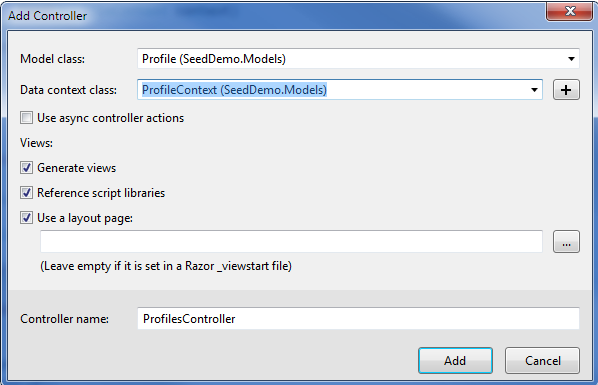 Add-Sdaffolded-Controller