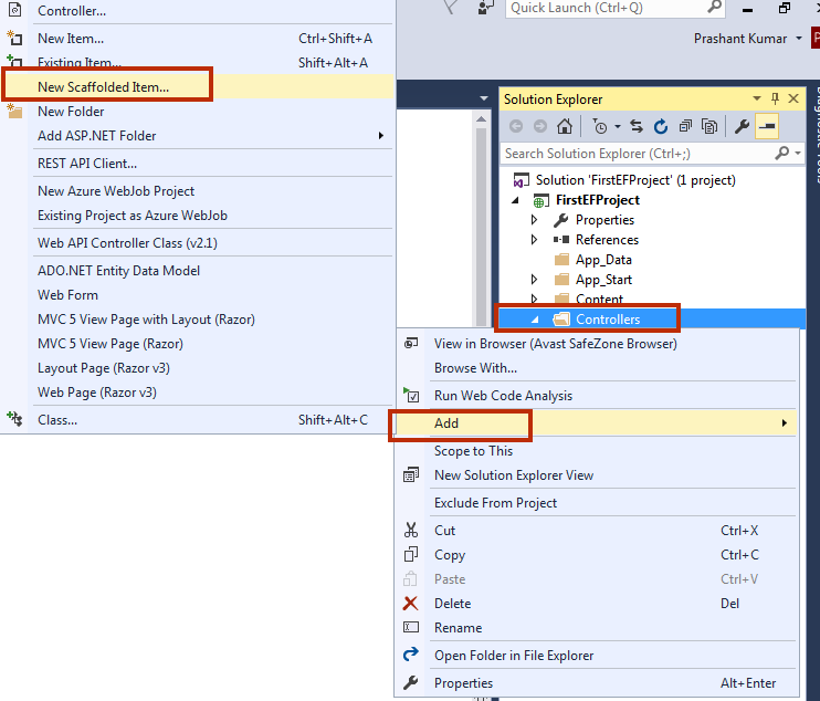 MVC 5 with Entity Framework 6