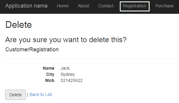Delete