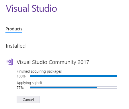 Installing VS 2017