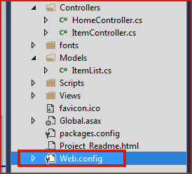 web.config