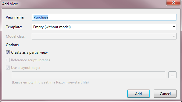 Purchase View Page