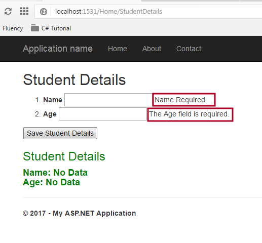 Model Validation Output