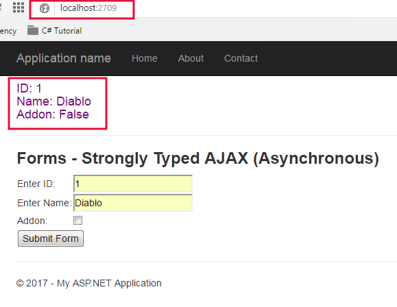 AJAX Form