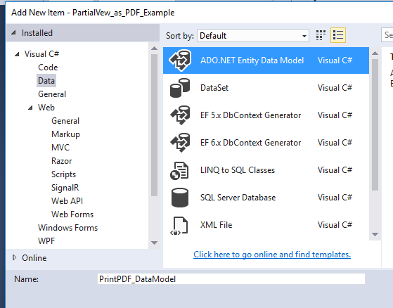 Entity Data Model