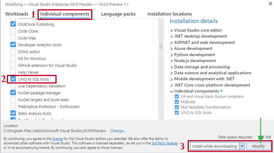 How to install linq to sql in visual studio 2017 Add Missing Linq To Sql Classes In Vs 2017 And 2019