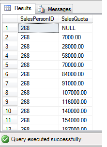 Union operator example