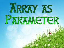 array-as-parameter