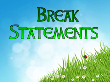 break-statements