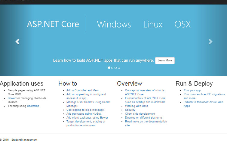 Adding A View Page In Asp Net Core Mvc 6