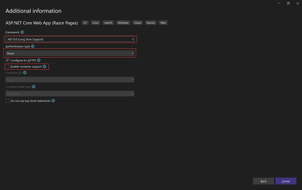 Select .NET Version